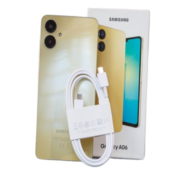 گوشی سامسونگ مدلGalaxy a06 4G ظرفیت128  گیگابایت و رم 6 گیگابایت –رجیسترشده–۱۸ ماه گارانتی شرکتی-ریجن چین