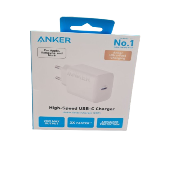 شارژر دیواری فست شارژ انکر مدل Select Charger A2347 3A 20W