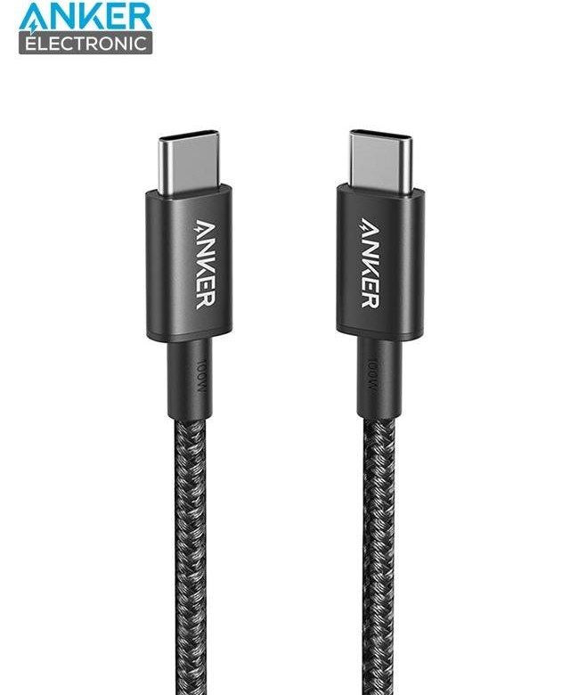 کابل شارژر Anker USB C TO C 60W A8753H11 2m Black