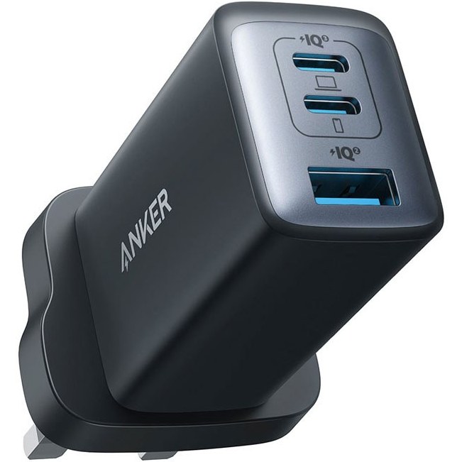 شارژر دیواری انکر مدل A2667K11 ظرفیت ۶۵ وات با ۳ پورت USB Type C