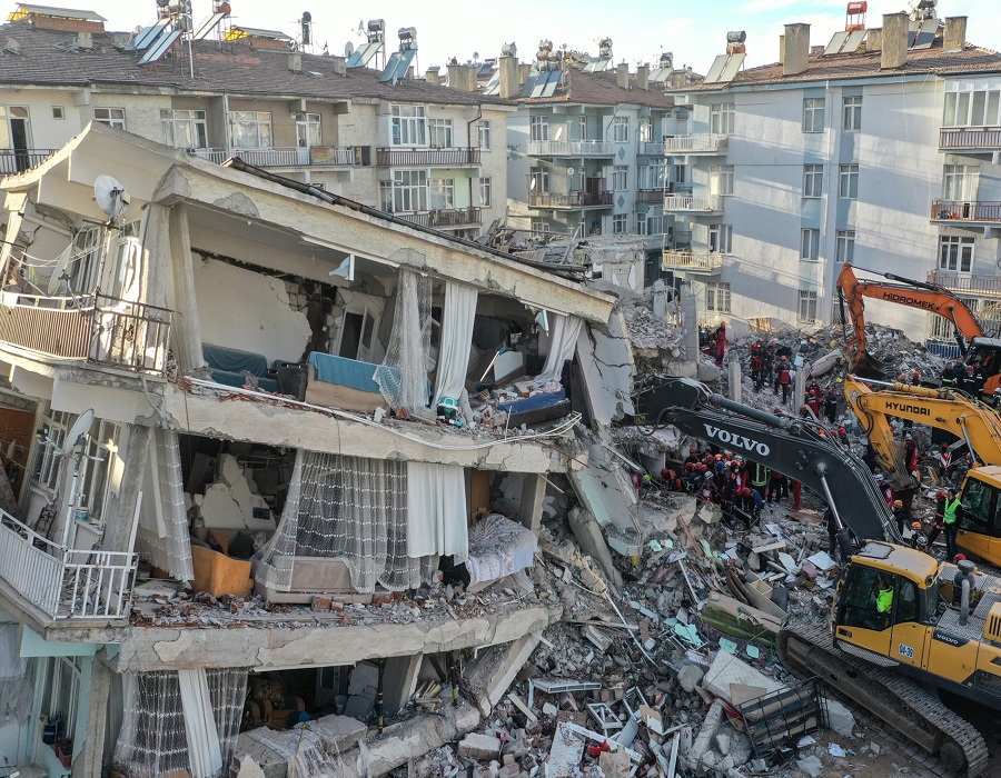 ویرانی بر اثر زلزله